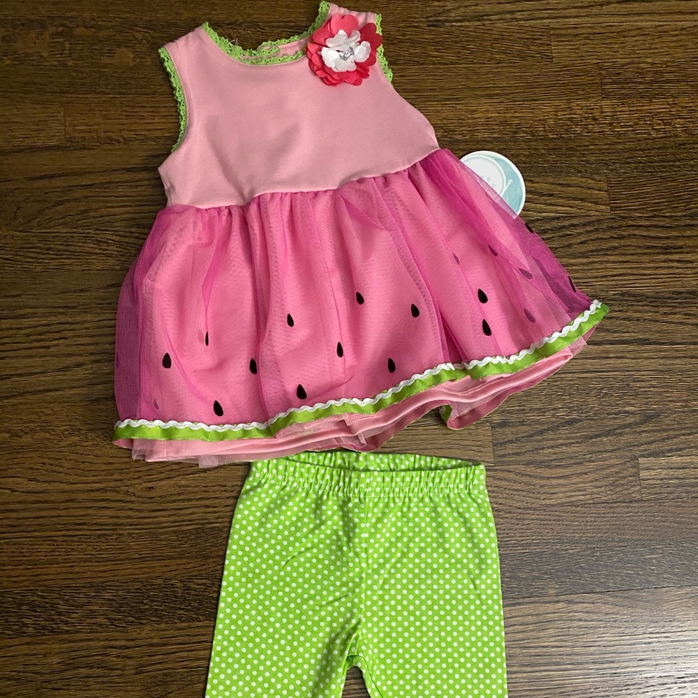 NWT Watermelon Tank & Shorts Set